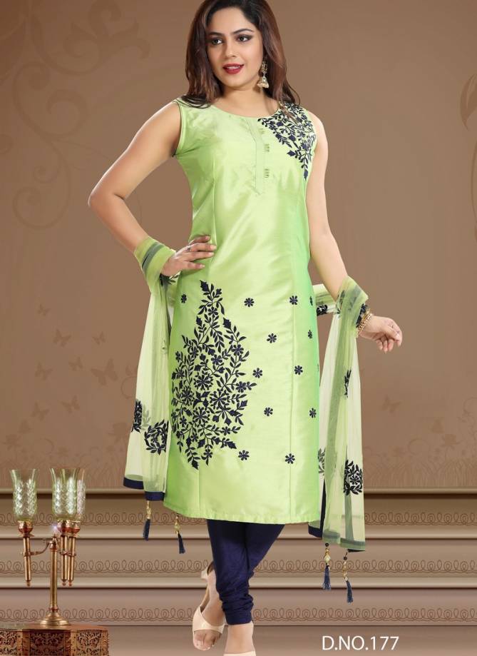 N F CHURIDAR 08 Latest Fancy Designer Festive Wear Chanderi Silk Resam Embroidery Work Heavy Salwar Suit Collection